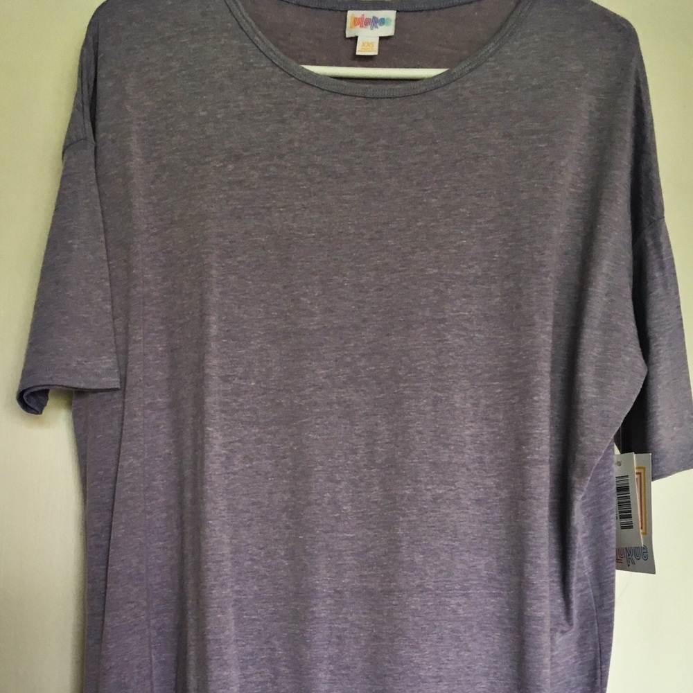 NWT Lularoe XXS Irma ~ purple heathered ~